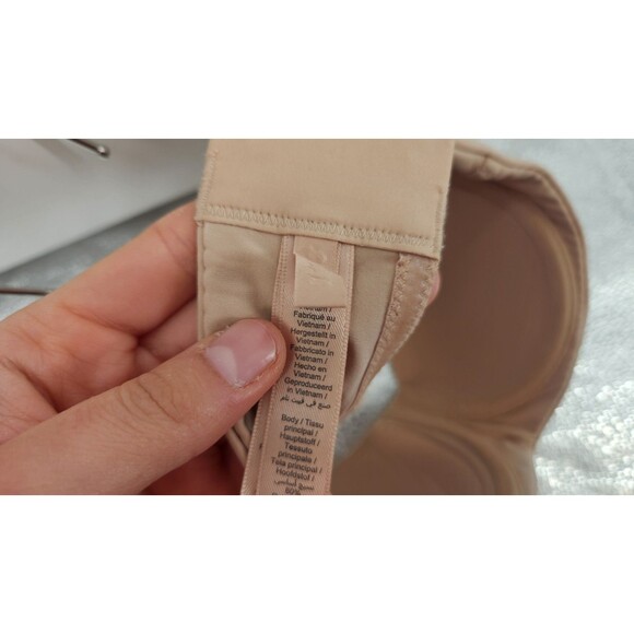 Skims 32B Clay Fits Everybody Beige Strapless Bra NWOT - Picture 5 of 9